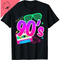 1990-ųjų 90-ųjų Retro Aš Myliu Devintąjį Dešimtmetį Medvilniniai Juokingi Marškinėliai Unisex Vasariniai Gatvės Drabužiai Viršutiniai Drabužiai Laisvalaikio Marškinėliai Vyrams M juoda