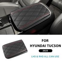 Car Armrest Box Cover For Hyundai Tucson NX4 2025 2026-UP Central Control Armrest Container Pad Auto Trim Interior Accessories juoda