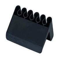 3D Printed Multi-Slot Cable Holder, Desktop Cord Organizer, Cord Clip with Wave-Shaped Slots, Cord Manager for Nightstand, Home Office Desk juoda