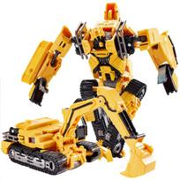 AOYI Šaunus 8 viename Transformuojantis Devastatorius Žaislai Berniukui Anime Kabliukas Veiksmo Figūrėlės Robotų Automobilis Inžinerinės Transporto Priemonės Modelis Vaikams H6001-8B black