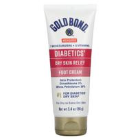 Gold Bond, Ultimate, Pėdų kremas sausai odai, skirtas diabetikams, be kvapiųjų medžiagų, 3,4 oz (96 g) white