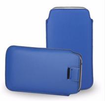 Leather Case For Samsung Galaxy A30s A50 A70 A71 A51 M21 M31s A31 Note 10 Plus S10 Lite S20 Plus S20 FE S21 Ultra Case Pouch Bag 167X93mm tamsiai mėlyna spalva