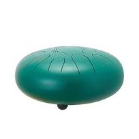 Steel Tongue Drum, 25.4cm 11 Notes Rain Drum for Outside Garden, C Major Musical Drums with Music Book & Mallets, Percussion Instrument for Meditation