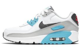 Nike Air Max 90 Leather White Chlorine Blue GS CD6864-108 39 white