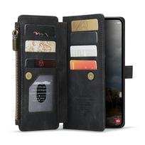 for Samsung Galaxy A55 A35 A25 5G (2025) Wallet Case, Durable PU Leather Magnetic Flip Strap Wristlet Zipper Card Holder Cover For Galaxy A25 5G juoda