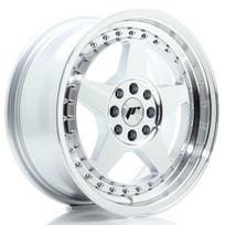 JR Wheels JR6 16x7 ET25 4x100/108 Silver Machined Face Alloy Wheel