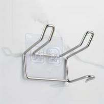 1/2/4PCS Stainless Steel Hair Dryer Stand, Bathroom Storage Shelf, Space-saving Wall Mount, Suitable for Bathroom and Salon Use 1PC skaidri