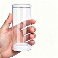 Transparent Badminton Ball Holder Compact Shuttlecock Storage Tube  Sports Supplies 15cm