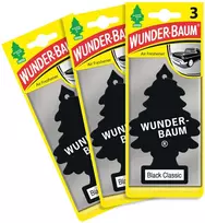 WUNDER-BAUM TREE oro gaiviklis „Juodas CLASSIC” komplektas 3vnt