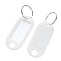 10/50pcs Colors Plastic Key Tags With Card Label For Diy Keychain Kit Luggage Tag El Number Classification 10pcs balta