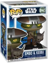 FUNKO POP! Vinilinė figūrėlė: Star Wars - Embo & Keibu, ~9 cm