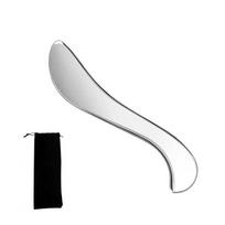 Stainless Steel Gua Sha Scraper Body Massage Tool For Muscle Fascia Skin Care Relax Back Arm Leg white