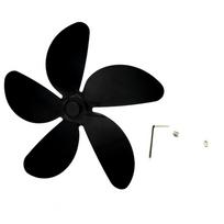 Židinio ventiliatorius Šilumos paskirstymas 6 mentės konfigūracija 4 Blades black