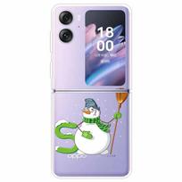 Oppo Find N2 Flip dėklas CPH2437 Skaidrus kietas PC telefono dangtelis-dėklas Oppo Find N2 Flip, Funda N 2 Flip Apsauginis Coque -Oppo Find N2 Flip gray