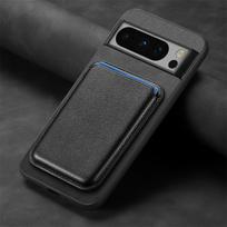 Google Pixel 9A/10 Pro Case: Magnetic Detachable Card Holder & Protective Cover Google Pixel 10 Pro XL juoda