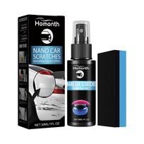Homonth Car Scratch Repair Spray Polish Remover for Paint Surface Scratch Removal Swirl Mark Cleaner Restorer Shine Enhancer Car Care 30ml gray