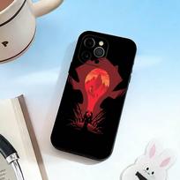 Game-W-World of W-Warcraft  Phone Case For iPhone 17,16,15,14,13,12,11 Plus,Pro Max,XS,Soft Silicone Black Cover iPhone14 black