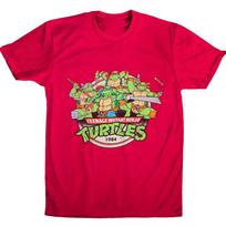 TMNT Teenage Mutant Ninja Turtles 1984 Debut Red T-Shirt S red