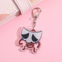 The 1Pcscartoon Amazing Digital Circus Acrylic Keychain Cute Backpack Pendant Bag Charms Accessories Decoration Holiday Gifts 5cm pink