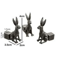 3 Pcs Flower Pot Feet Stand Animal Shape Cat Dog Plant Pots Risers Pad Outdoor Garden Resin Pot Foot Plant Bonsai Holders