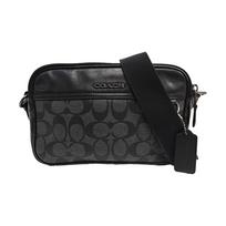 [Pre-Owned] Graham 23 Brand Logo Adjustable Shoulder Strap Faux Leather And Cowhide Crossbody Bag Medium - Good #HKXTBX ONE SIZE
