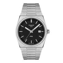 TISSOT PRX super player series quartz movement date display luminous men's watch Swiss watch black dial stainless steel T137.410.11.051.00-PeiZengBan juoda