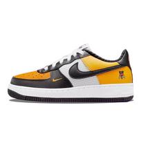 Nike Air Force 1 Low Black Gold Jersey Mesh GS DQ7779-700 35.5