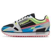 PUMA Mile Rider 'Sunny Getaway Fizzy Yellow Grey' Women's 373443-03 35.5