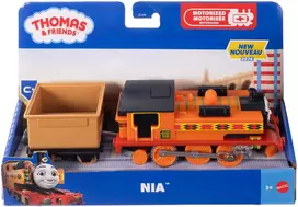 Mattel THOMAS AND FRIENDS motorizuotas traukinukas su vagonu (JLL44)