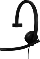 Logitech H570e Mono MS Teams Ausinės su laidu USB-A, Juodas