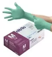Santex Nitrilinės pirštinės NITRIFLEX Žalias , 100 vnt., 3,5 g - M