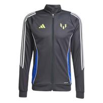 Adidas Messi kvėpuojanti, patogi, minkšta ir lengva vyriška striukė su anglies pilka spalva JJ2890 M gray