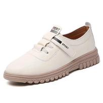Brand White Women's Summer Sneakers Casual Wide Foot Shoes Sport Badkets Sports-leisure Women Shoes,split Leather 35