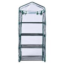 Four Layer PVC Greenhouse Garden Plant Insulation Shed Transparent Ornamental Seedling Shed Flower Room