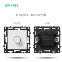 BSEED WIFI Jutiklinis Jungiklis 1/2/3/4 Grupės Stiklinis Išmanusis Sieninis Šviesos Pritemdymo Jungiklis Užuolaidų Ritininis Jungiklis Jutiklinio Ekrano Skydelis DIY Modulis E Serija Socket no wifi white