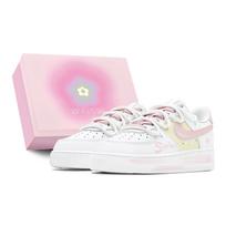 Nike Air Force 1 Low Strawberry Cheeses, Air Force 1 Slip Resistant Abrasion Resistant Low top Skateboard Shoes GS DH2920-111(Team88-S-BOX) 38