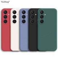 For Samsung Galaxy A16 Case Cover Samsung Galaxy A17 A16 A56 A36 A15 Funda Coque Soft Original Liquid Silicone Case Samsung A16 A14 pilka