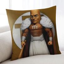 Tung Tung Sahur pagalvės užvalkalas Namų patalynė Sofa svetainės pagalvės užvalkalas Paprastas švelnus odai pagalvės užvalkalas Šventės dovana 30x30CM(12x12in) gray