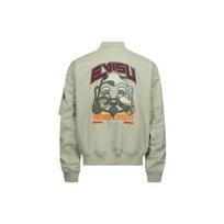 Evisu SS23 Brand Logo Printed Casual Loose Jacket Men jackets Beige 2ESHTM3JK187LFNY S
