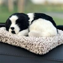 Dovaninė šuns lėlė prietaisų skydelio papuošalai Automobilių dekoracijos Imitaciniai šunys Automobilio prietaisų skydelio papuošalai Husky small