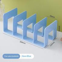 Multifunction Book Magazine Storage Bookends Stand Desk Organizer For Cd Files School Office Supplies gray