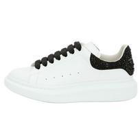 Alexander McQueen Dydelis Baltas Juodas Kristalai 662654WIA4U9581 44.5 black