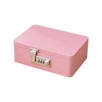 Solid Color Password Lock Iron Box Flip Top Design Piggy Bank  Phone Storage