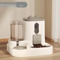 Automatinis gyvūnėlių ėdintuvas ir vandens fontanėlis šunims ir katėms Factory Wholesale 【Enhanced and More Durable】 white