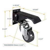 Portable Furniture Moving Accessories Household High Load Bearing Worktable Wheel Adjustable Worktable Caster