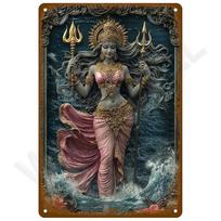 Metaliniai ženklai Vintage metalinės plokštės Plakatai Retro sienos menas Baro aksesuarai Mancave skardinis ženklas Kambarys Prabangus namų dekoro elementas Dekorači 20x30cm（7.8x11.8inch）