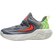 Nike Giannis Immortality 4 GS Tamsiai razininės spalvos, visiškai crimson, volt spalvos vaikiški kedai, pilki, visiškai crimson-volt IH7664500 37.5 gray