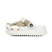Crocs Hiker Clog Straps Trendy and Versatile Classic Hole Shoes Unisex White 39-40 balta