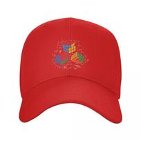 Individualus Klasikinis Matematikos Rubiko kubo Beisbolo kepuraitė Moterys Unisex Reguliuojama Unisex Geiko Mokytojo Dovana Tėčio Kepurė Vasaros Kepurė nuo Saulės Adjustable Cap red