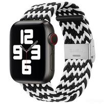 Nylon Braided Band For Apple Watch Ultra 3/2 49mm 11-10 42mm 46mm Adjustable Bracelet iWatch 9/8/7/6/5/SE3 45/41mm 40/44mm Strap S11-10 42mm 40 41mm